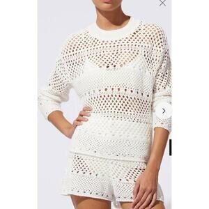 NWT Solid & Striped - The Max Sweater - Marshmallow - Large